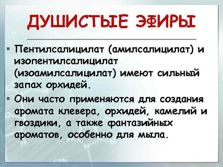 Имела сильный. Изоамилсалицилат. Душистые эфиры. Амилсалицилат получение. Изоамилсалицилат формула.