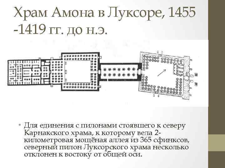 Храм Амона в Луксоре, 1455 -1419 гг. до н. э. • Для единения с