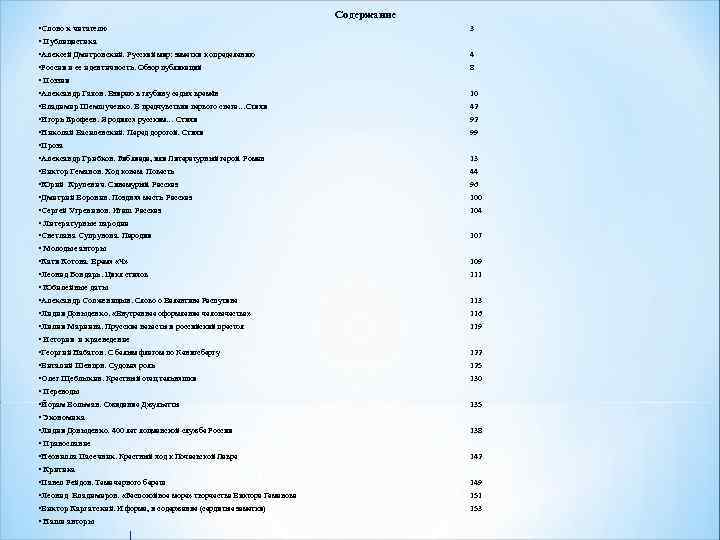 Содержание • Слово к читателю 3 • Публицистика • Алексей Дмитровский. Русский мир: заметки