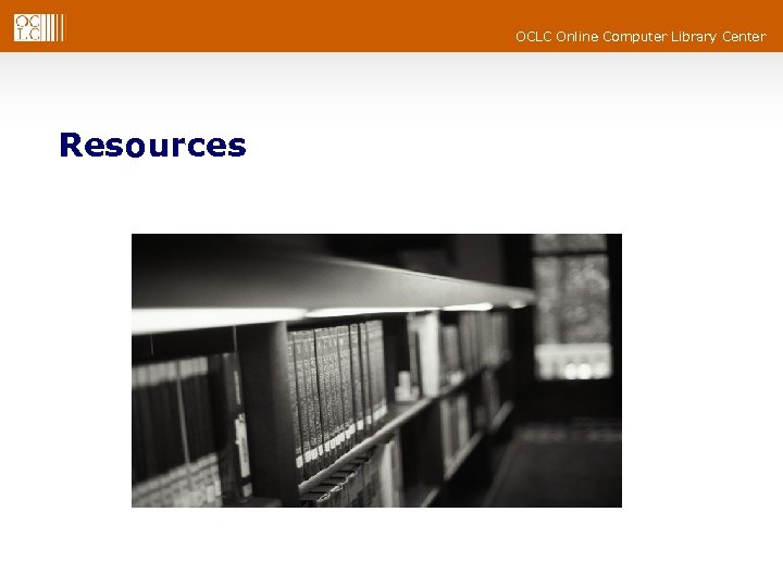 OCLC Online Computer Library Center Resources 