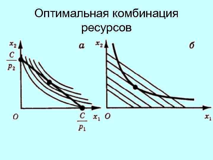 Оптимальная комбинация ресурсов 