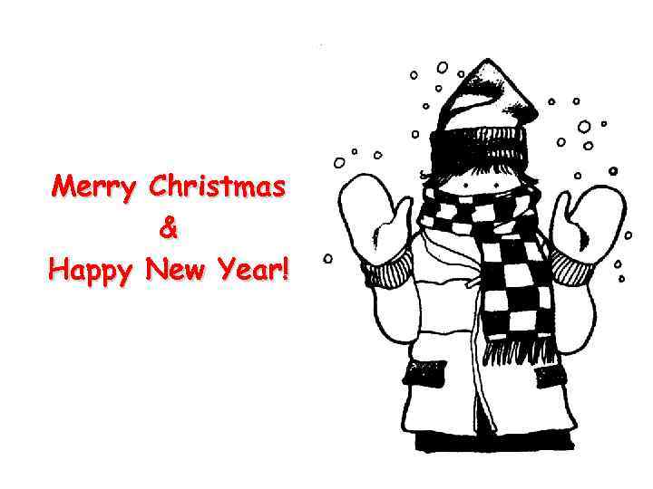 Merry Christmas & Happy New Year! 