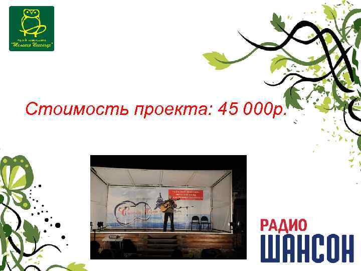 Стоимость проекта: 45 000 р. 