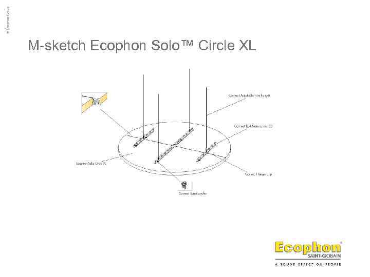 M-sketch Ecophon Solo™ Circle XL 
