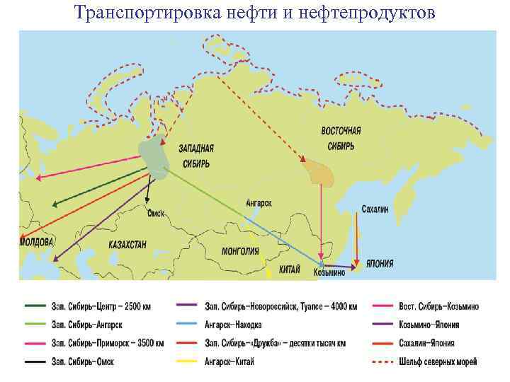 Транспортировка нефти и нефтепродуктов 