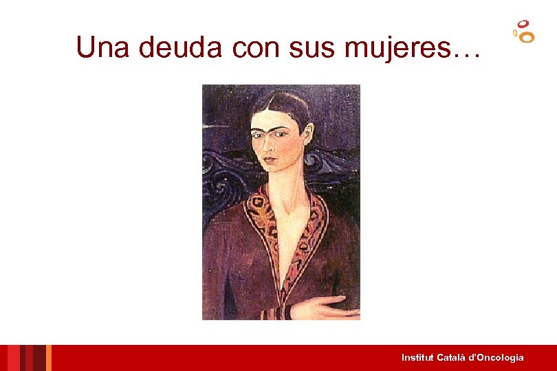 Una deuda con sus mujeres… Institut Català d’Oncologia 