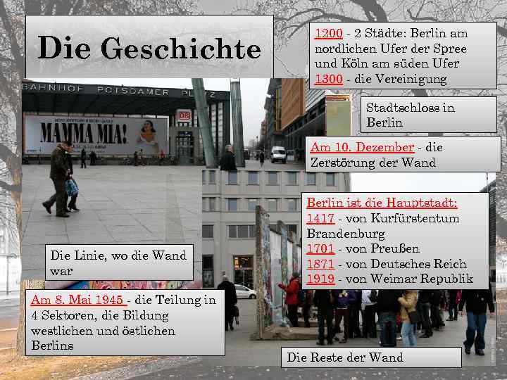 Die Geschichte 1200 - 2 Städte: Berlin am nordlichen Ufer der Spree und Köln