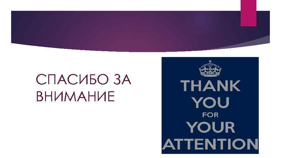 СПАСИБО ЗА ВНИМАНИЕ 