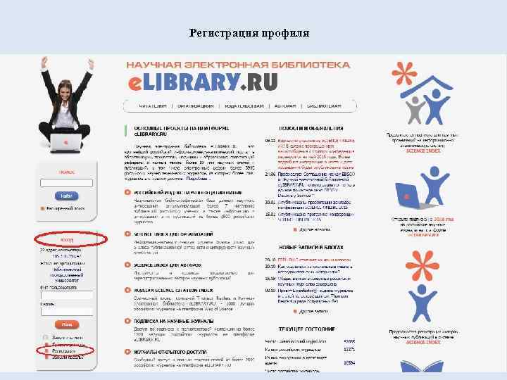 Регистрация профиля 