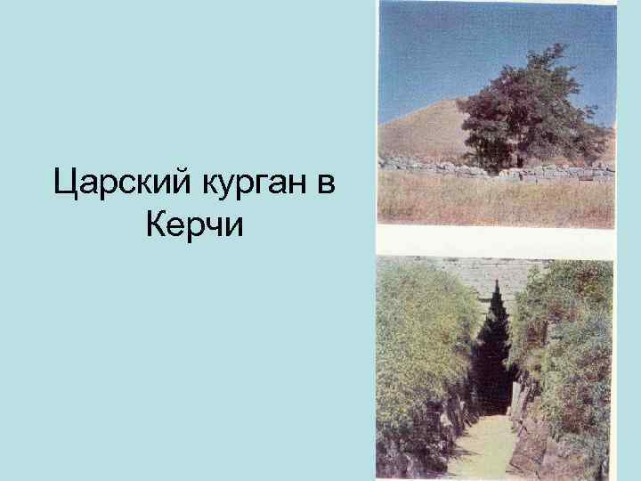 Царский курган в Керчи 