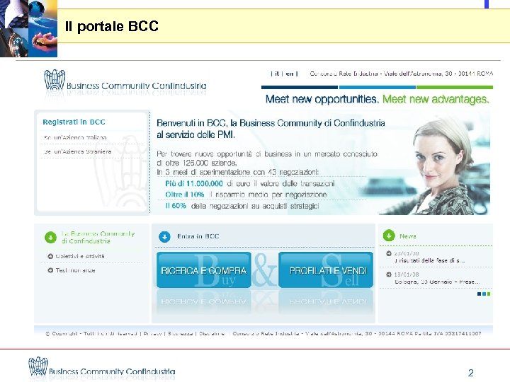 Il portale BCC 2 