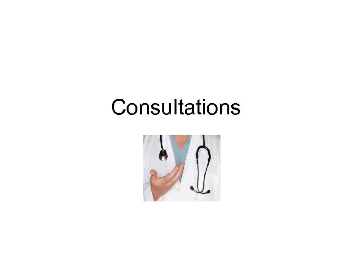 Consultations 