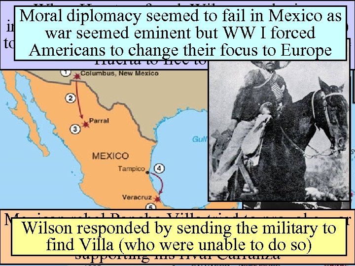 When Huerta refused, Wilson used demanded Wilson 1913, Mexican president Madero was as In