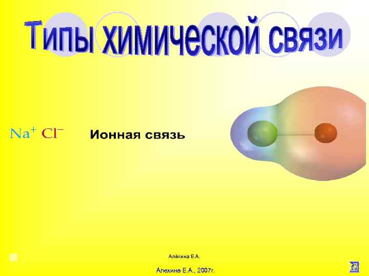 Алёхина Е. А. Алехина Е. А. , 2007 г. 