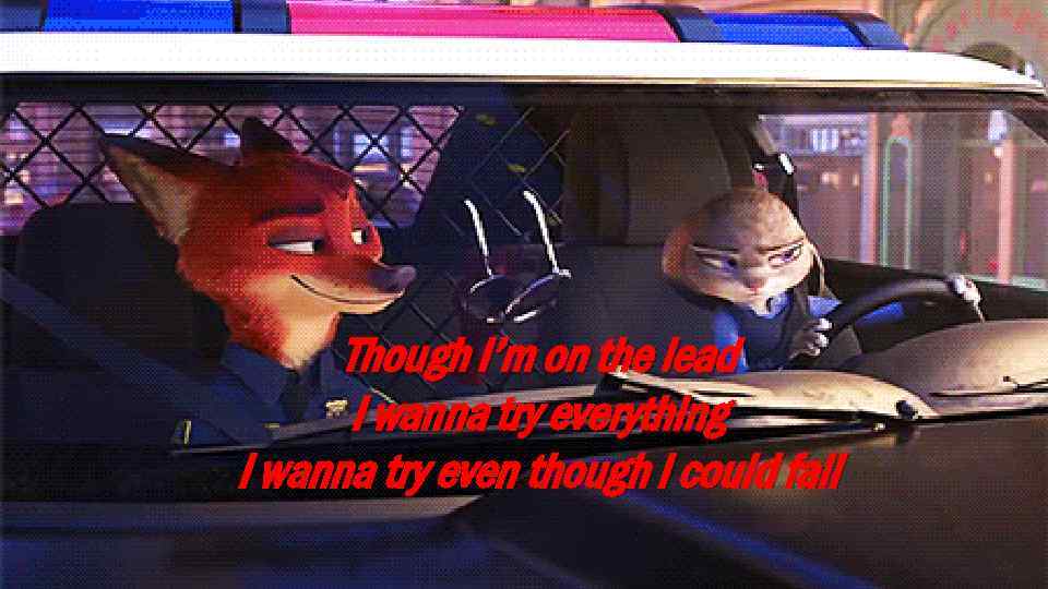 Though I’m on the lead I wanna try everything I wanna try even though