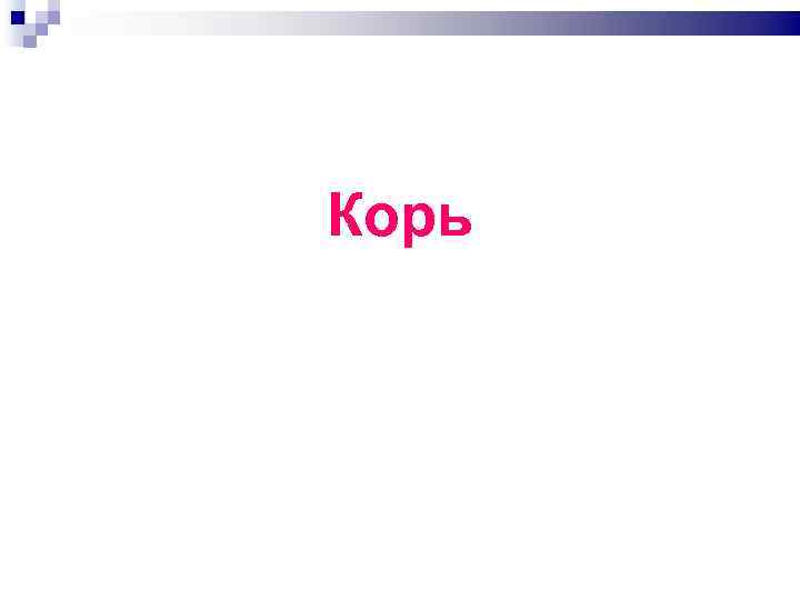 Корь 