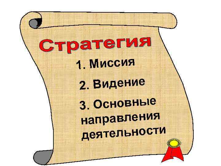 1. Миссия 2. Видение. Основные 3 аправления н ельности деят 