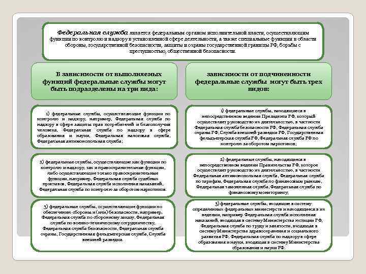 Федеральная служба является федеральным органом исполнительной власти, осуществляющим функции по контролю и надзору в