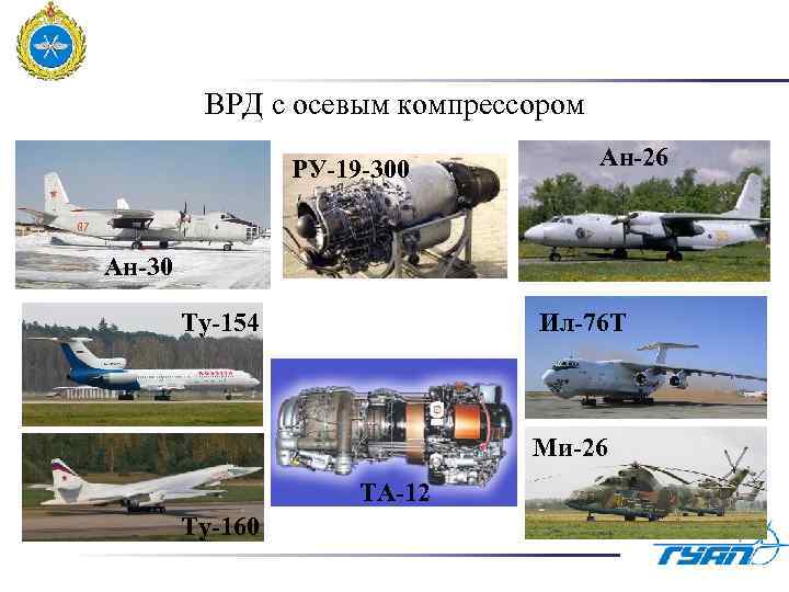 ВРД с осевым компрессором РУ-19 -300 Ан-26 Ан-30 Ту-154 Ил-76 Т Ми-26 ТА-12 Ту-160