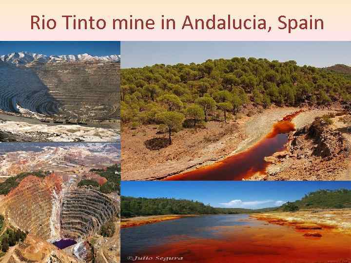 Rio Tinto mine in Andalucia, Spain 