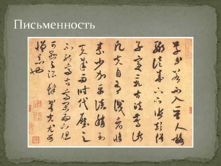Письменность 