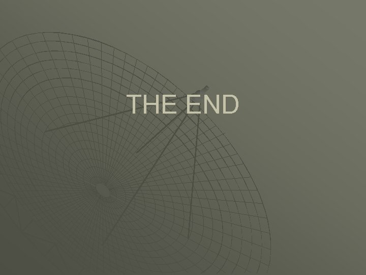 THE END 