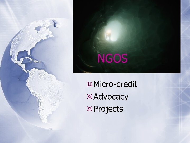NGOS Micro-credit Advocacy Projects 