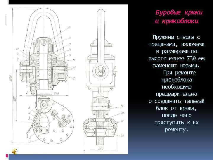 Схема талевой системы