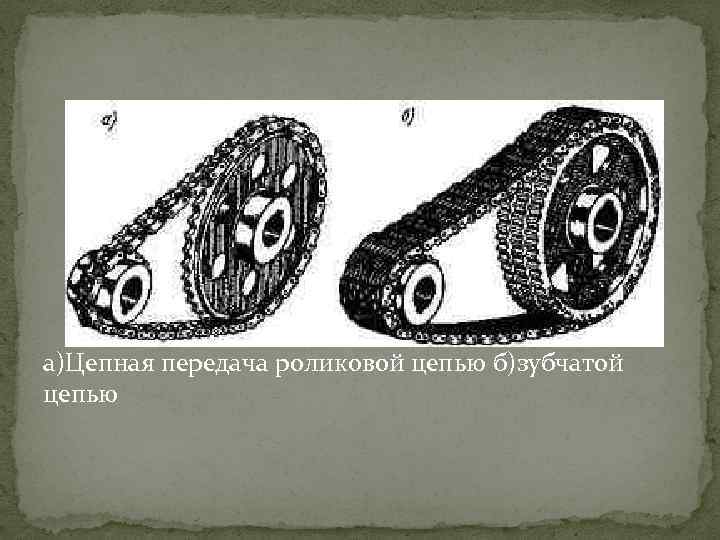 Цепные передачи презентация