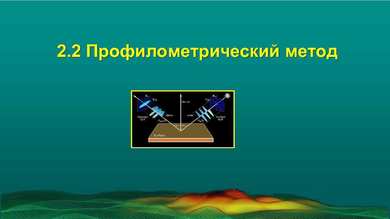 2. 2 Профилометрический метод 