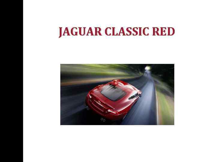 JAGUAR CLASSIC RED 