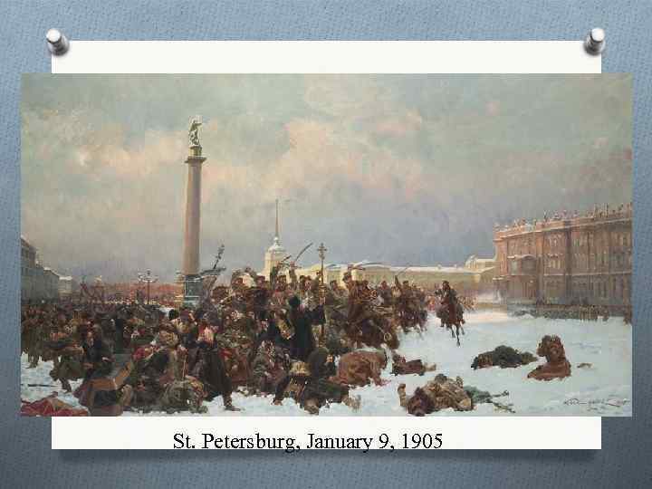 St. Petersburg, January 9, 1905 