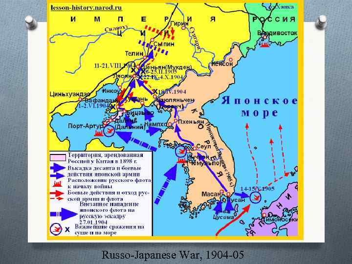 Russo-Japanese War, 1904 -05 