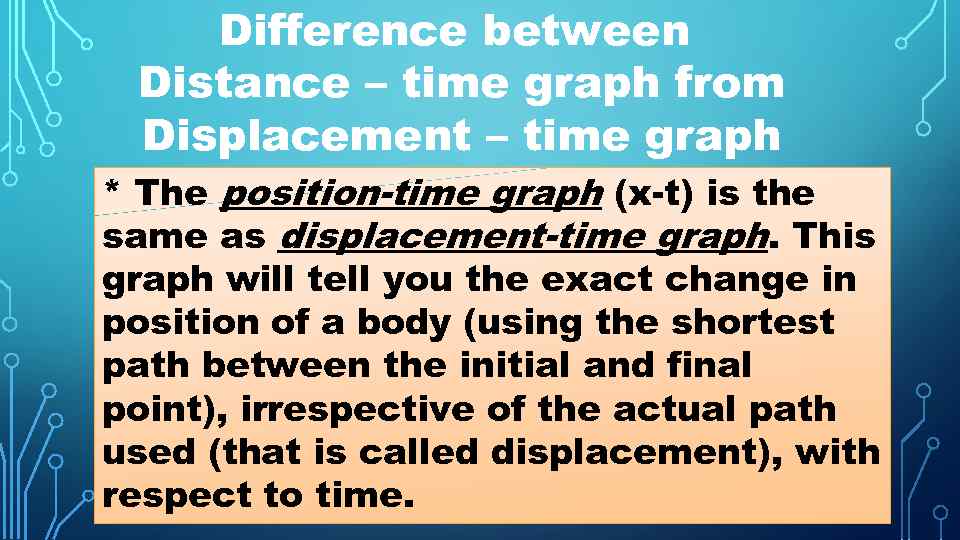 difference between distance and displacement pdf free