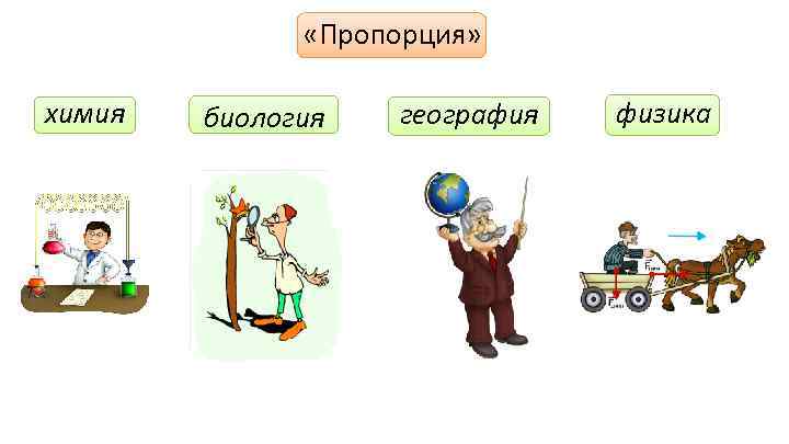  «Пропорция» химия биология география физика 