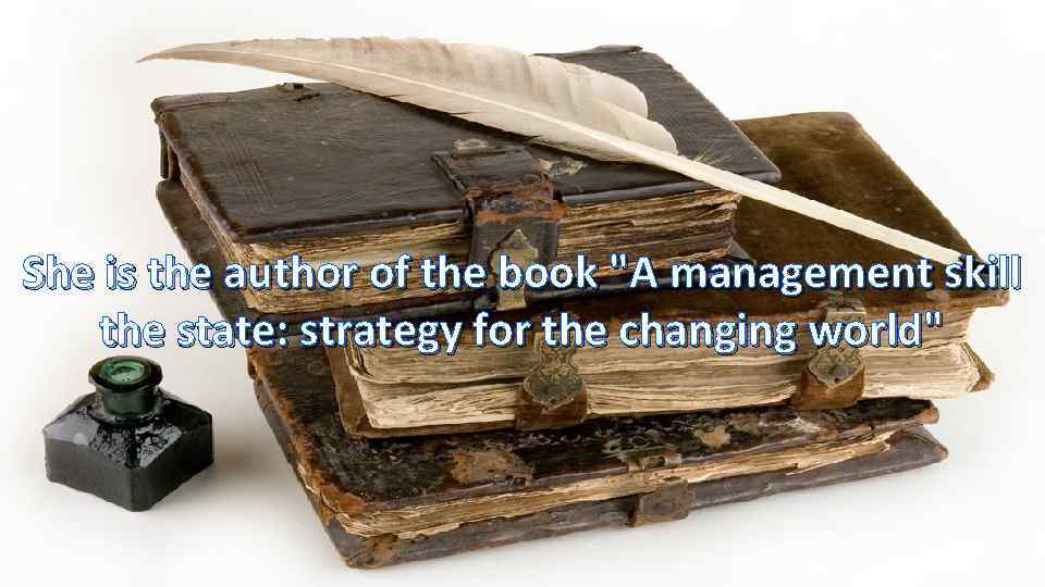 She is the author of the book 