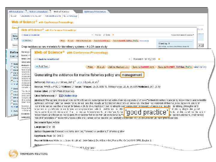 Lemmatization search results 