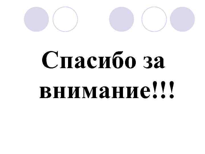 Спасибо за внимание!!! 