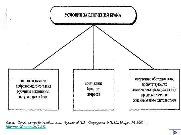 Схема: Семейное право. Альбом схем. Еремичев И. А. , Страунинг Э. Л. М. :