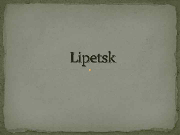 Lipetsk 