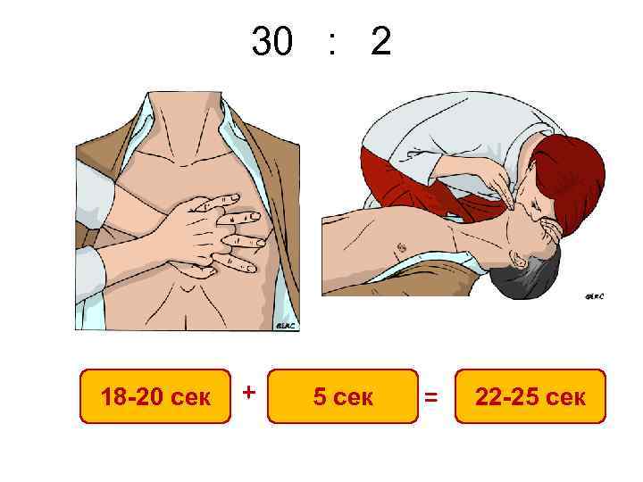 30 : 2 18 -20 сек + 5 сек = 22 -25 сек 