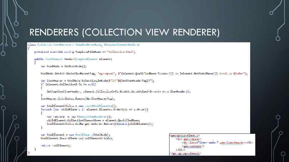 RENDERERS (COLLECTION VIEW RENDERER) 