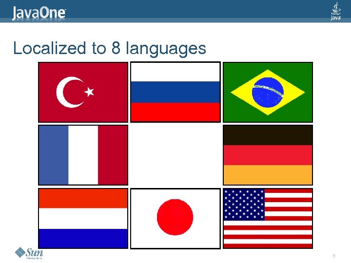 Localized to 8 languages 6 