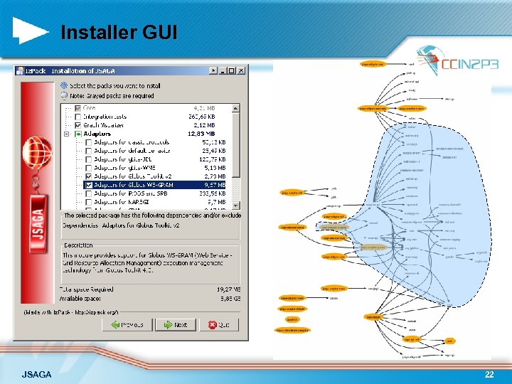 Installer GUI JSAGA 22 