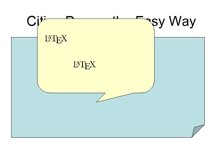 Citing Papers the Easy Way 