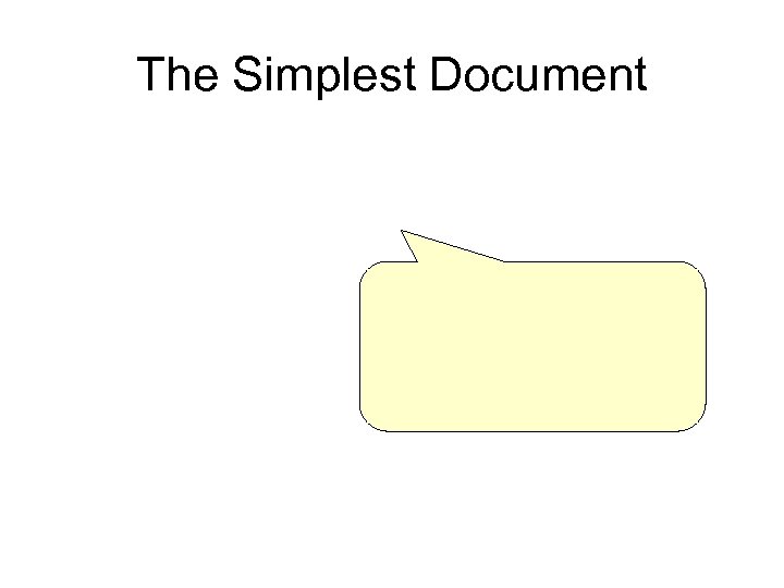 The Simplest Document 
