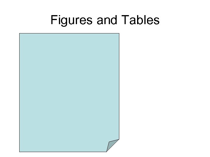 Figures and Tables 