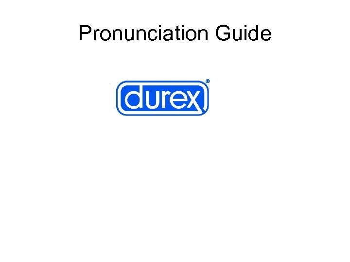 Pronunciation Guide 