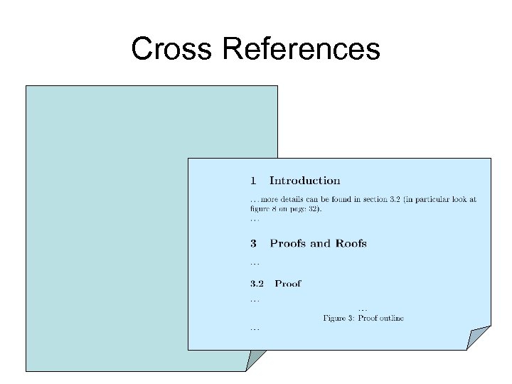 Cross References 
