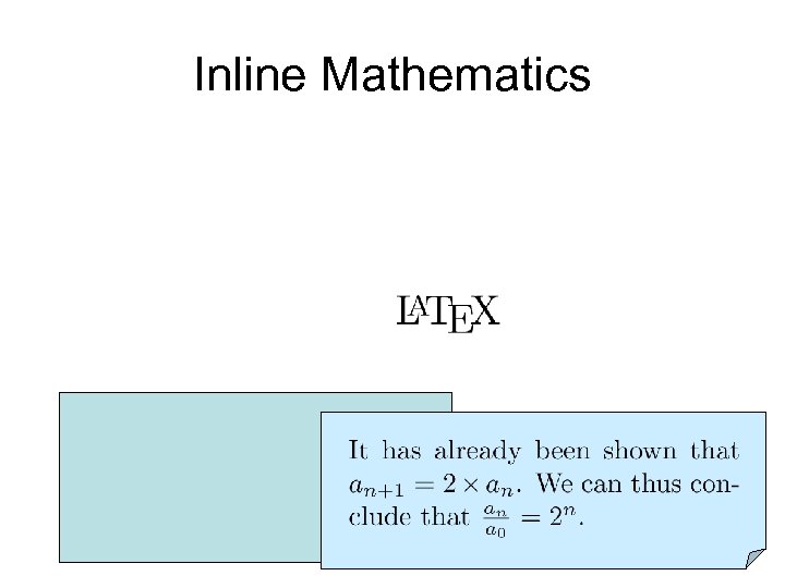 Inline Mathematics 